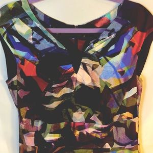 EUC abstract colorful Escada Dress